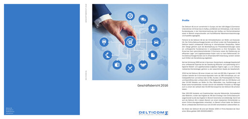 Vorschaubild Delticom AG Jahresbericht 2016