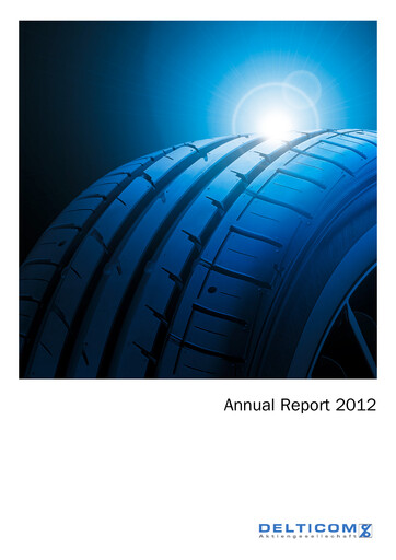 Thumbnail Delticom AG Annual Report 2012