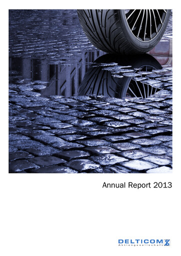 Thumbnail Delticom AG Annual Report 2013
