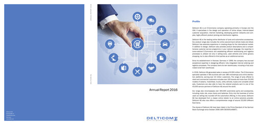 Thumbnail Delticom AG Annual Report 2016