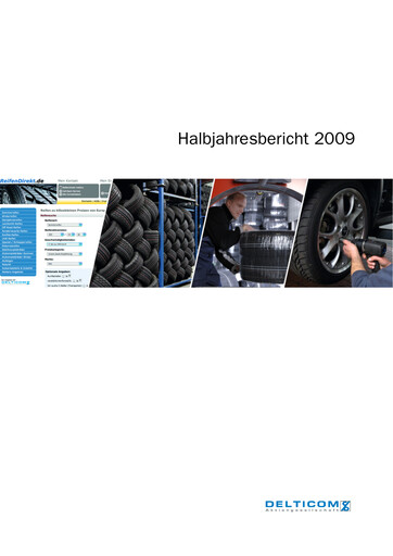 Thumbnail Delticom AG Half-year Report 2009-h1