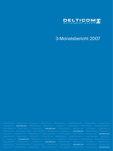 Thumbnail Delticom AG Quarterly Report 2007-q1