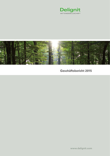 Thumbnail Delignit AG Annual Report 2015