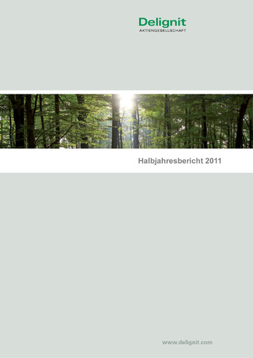 Miniature Delignit AG Rapport semestriel 2011-h1