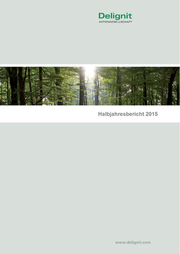 Miniature Delignit AG Rapport semestriel 2015-h1