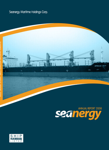 Miniature Seanergy Maritime Rapport annuel 2008