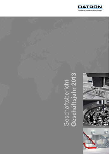 Thumbnail DATRON AG Annual Report 2013