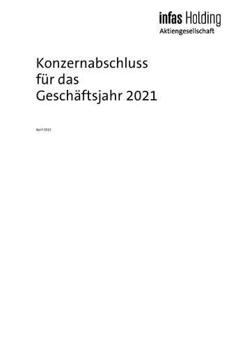 Thumbnail Infas Holding AG Financial Report 2021