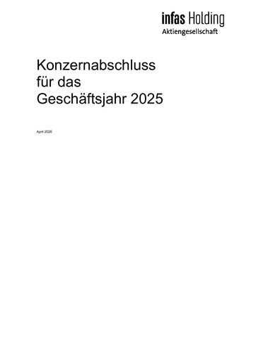 Vorschaubild Infas Holding AG Finanzmitteilung 2025