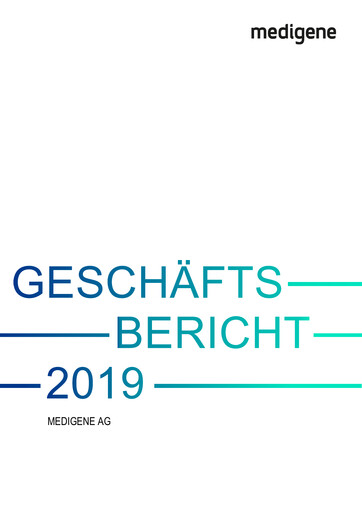Thumbnail Medigene AG Annual Report 2019