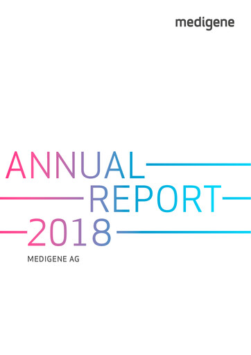 Vorschaubild Medigene AG Jahresbericht 2018