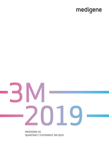 Thumbnail Medigene AG Quarterly Report 2019-q1
