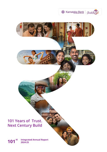 Thumbnail Karnataka Bank
 Annual Report 2024-2025