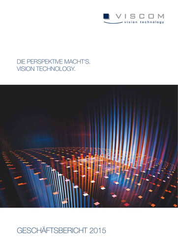Thumbnail Viscom SE Annual Report 2015