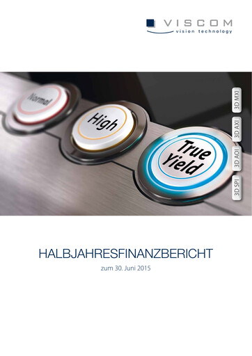 Thumbnail Viscom SE Half-year Report 2015-h1