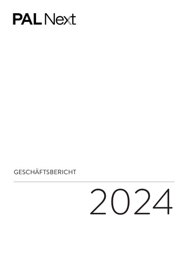 Thumbnail PAL Next AG Annual Report 2024