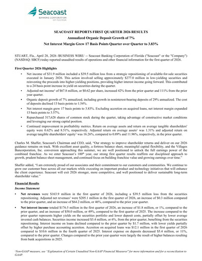 Vorschaubild Seacoast Banking Quartalsbericht 2026-q1