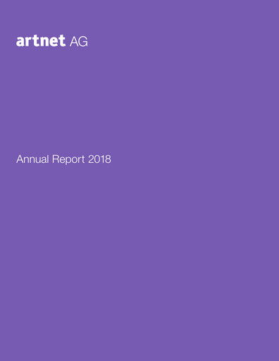 Thumbnail Artnet AG Annual Report 2018