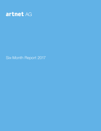 Miniature Artnet AG Rapport semestriel 2017-h1