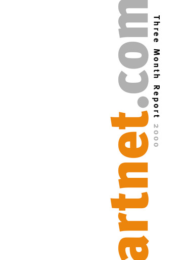 Miniature Artnet AG Rapport trimestriel 2000-q1