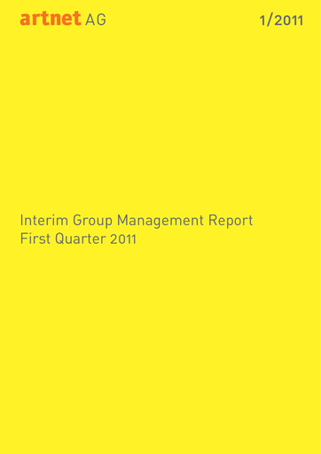 Miniature Artnet AG Rapport trimestriel 2011-q1