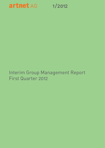 Miniature Artnet AG Rapport trimestriel 2012-q1