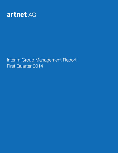 Miniature Artnet AG Rapport trimestriel 2014-q1