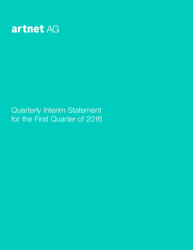 Miniature Artnet AG Rapport trimestriel 2016-q1