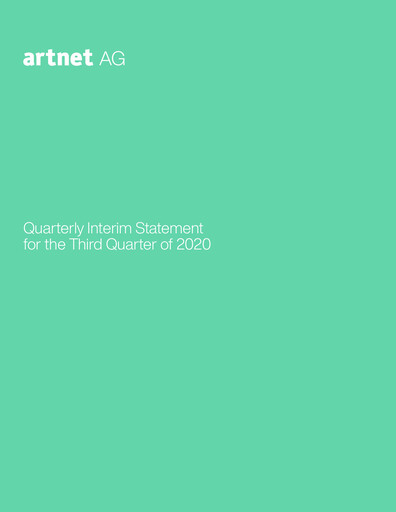 Miniature Artnet AG Rapport trimestriel 2020-q3