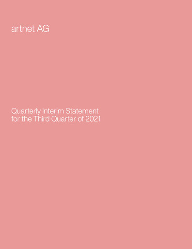 Miniature Artnet AG Rapport trimestriel 2021-q3