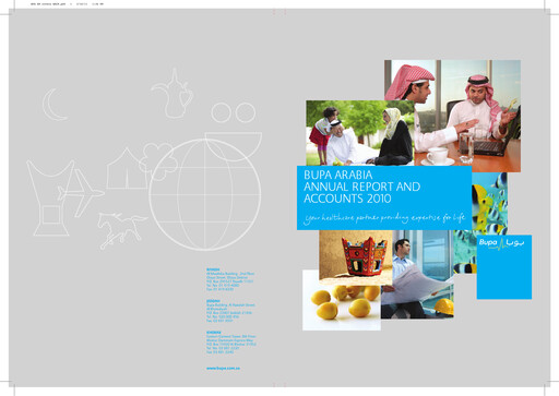 Thumbnail Bupa Arabia for Cooperative Insurance Company Annual Report 2010