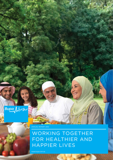 Thumbnail Bupa Arabia for Cooperative Insurance Company Annual Report 2012