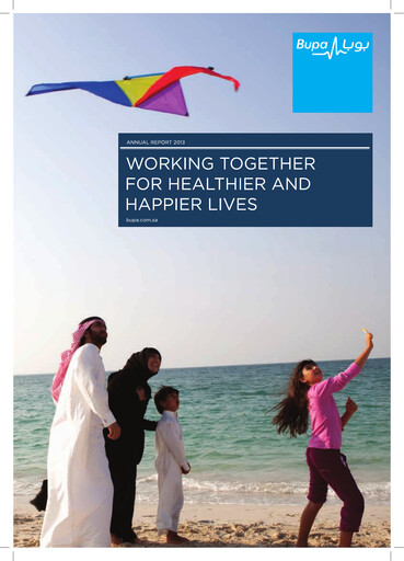 Thumbnail Bupa Arabia for Cooperative Insurance Company Annual Report 2013