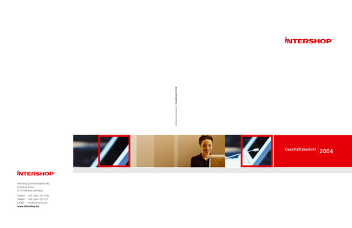 Thumbnail INTERSHOP Communications Annual Report 2004