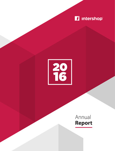 Thumbnail INTERSHOP Communications Annual Report 2016