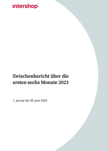 Thumbnail INTERSHOP Communications Half-year Report 2023-h1