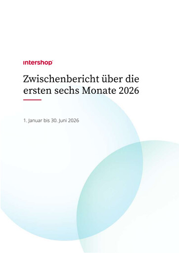 Thumbnail INTERSHOP Communications Half-year Report 2026-h1