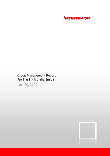 Thumbnail INTERSHOP Communications Half-year Report 2009-h1