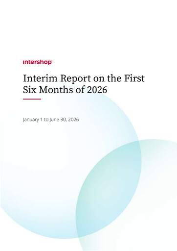 Thumbnail INTERSHOP Communications Half-year Report 2026-h1