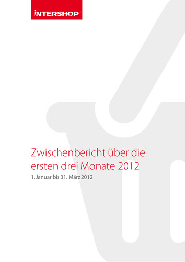 Thumbnail INTERSHOP Communications Quarterly Report 2012-q1