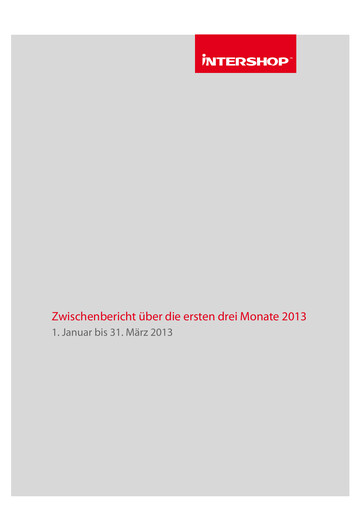 Thumbnail INTERSHOP Communications Quarterly Report 2013-q1
