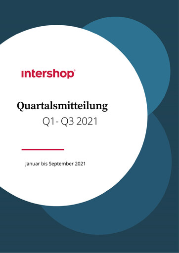 Thumbnail INTERSHOP Communications Quarterly Report 2021-q3