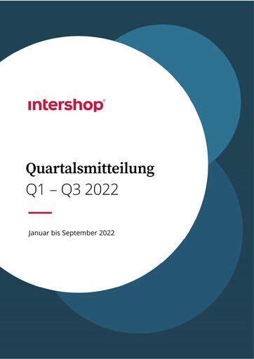 Thumbnail INTERSHOP Communications Quarterly Report 2022-q3
