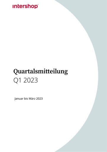 Thumbnail INTERSHOP Communications Quarterly Report 2023-q1