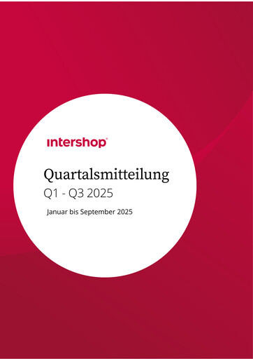 Thumbnail INTERSHOP Communications Quarterly Report 2025-q3