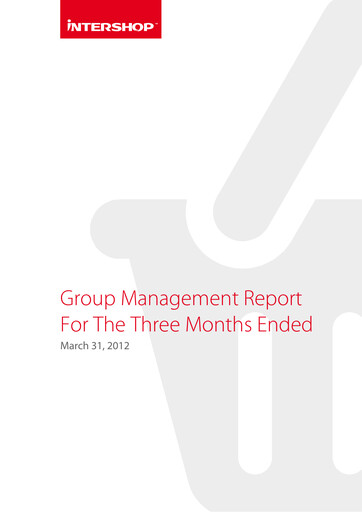 Thumbnail INTERSHOP Communications Quarterly Report 2012-q1