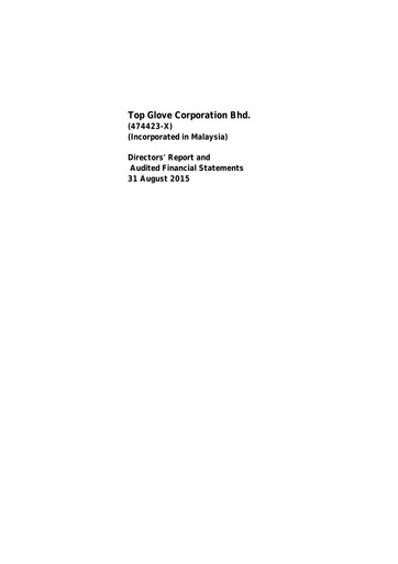 Thumbnail Top Glove Financial Statement 2015