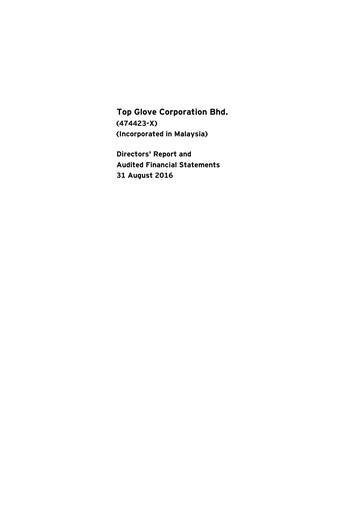 Thumbnail Top Glove Financial Statement 2016