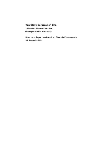 Thumbnail Top Glove Financial Statement 2019