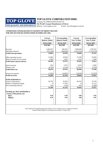 Vorschaubild Top Glove Quartalsbericht 2026-q2
